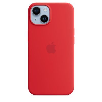 Apple Siliconenhoesje met MagSafe voor iPhone 14 - (PRODUCT)RED, Hoes, Apple, iPhone 14, 15,5 cm (6.