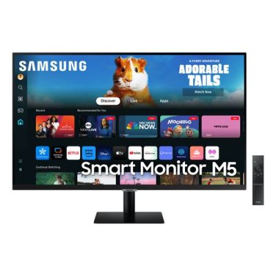 Samsung 27" Smart Monitor M5 M50D UHD, 68,6 cm (27"), 1920 x 1080 Pixels, Full HD, LED, 4 ms, Zwart