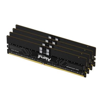 Kingston Technology FURY 128GB 6000MT/s DDR5 ECC Reg CL32 DIMM (set van 4) Renegade Pro EXPO, 128 GB