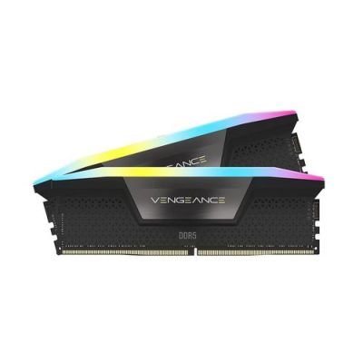 Corsair Vengeance RGB CMH64GX5M2B5600C40, 64 GB, 2 x 32 GB, DDR5, 5600 MHz, 288-pin DIMM