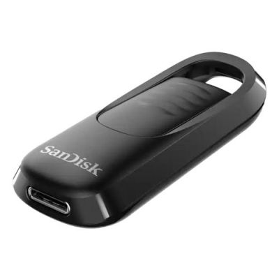 SanDisk SDCZ480-256G-G46, 256 GB, USB Type-C, 3.2 Gen 1 (3.1 Gen 1), Glij, 6,5 g, Zwart