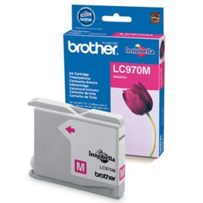 Brother LC970M, Magenta, Inkt op pigmentbasis