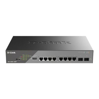 D-Link DSS-200G-10MP/E, Managed, L2, Gigabit Ethernet (10/100/1000), Full duplex, Power over Etherne