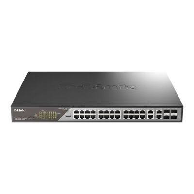 D-Link DSS-200G-28MP/E, Managed, L2, Gigabit Ethernet (10/100/1000), Full duplex, Power over Etherne