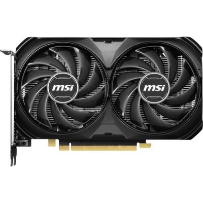 MSI VENTUS GeForce RTX 4060 Ti 2X BLACK 8G OC, GeForce RTX 4060 Ti, 8 GB, GDDR6, 128 Bit, 7680 x 432