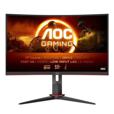 AOC G2 C27G2Z3/BK, 68,6 cm (27"), 1920 x 1080 Pixels, Full HD, LED, 0,5 ms, Zwart, Rood