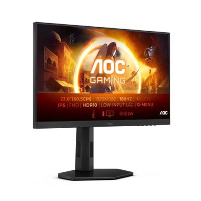 AOC 24G4X, 60,5 cm (23.8"), 1920 x 1080 Pixels, Full HD, LCD, 0,5 ms, Zwart