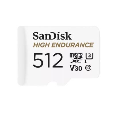 SanDisk SDSQQNR-512G-GN6IA, 512 GB, MicroSDXC, Klasse 10, 100 MB/s, 40 MB/s, Wit