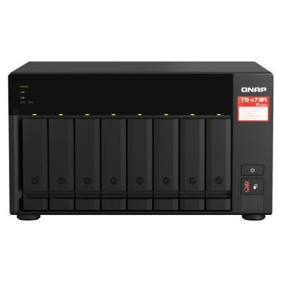 QNAP TS-873A, NAS, Tower, Ryzen Embedded, V1500B, 8 GB, DDR4