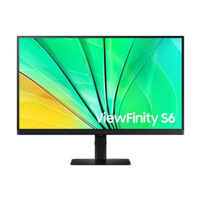 Samsung 27" ViewFinity S6 S60D QHD Monitor, 68,6 cm (27"), 2560 x 1440 Pixels, Quad HD, 5 ms, Zwart