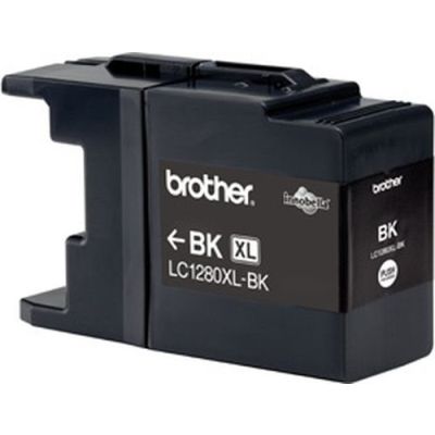 Brother LC1280XLBKBPDR, Extra (Super) hoog rendement, Zwart, Inkt op pigmentbasis, 1 stuk(s)