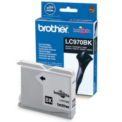 Brother LC970BK, Zwart, Inkt op pigmentbasis