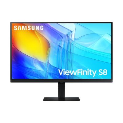 Samsung 27" ViewFinity S8 S80D UHD Monitor, 68,6 cm (27"), 3840 x 2160 Pixels, 4K Ultra HD, LCD, 5 m
