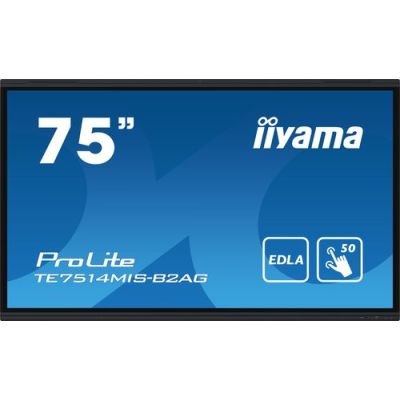 iiyama PROLITE TE7514MIS-B2AG, Digitale signage flatscreen, 190,5 cm (75"), LCD, 3840 x 2160 Pixels,