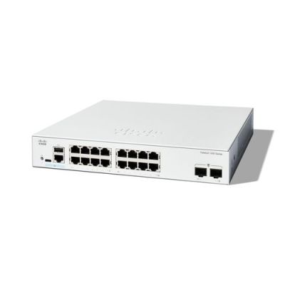 Cisco C1200-16T-2G, Managed, L2/L3, Gigabit Ethernet (10/100/1000)