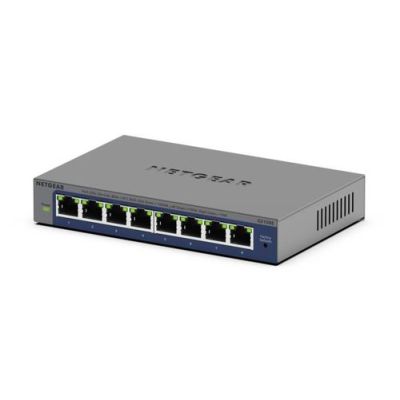 NETGEAR GS108Ev4, Unmanaged, L2/L3, Gigabit Ethernet (10/100/1000)