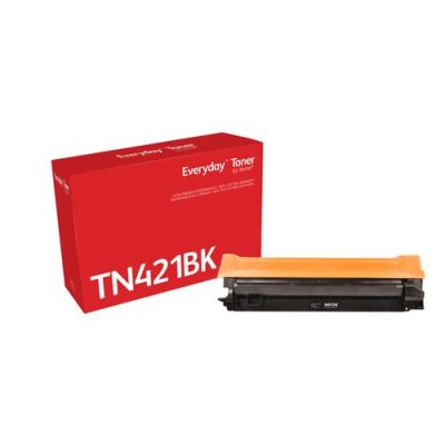 Everyday Zwart Toner compatibel met Brother TN-421BK, Standaard capaciteit, 3000 pagina's, Zwart, 1