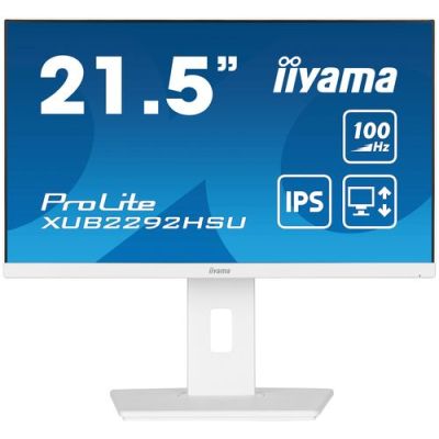 iiyama ProLite XUB2292HSU-W6, 54,6 cm (21.5"), 1920 x 1080 Pixels, Full HD, LED, 0,4 ms, Wit