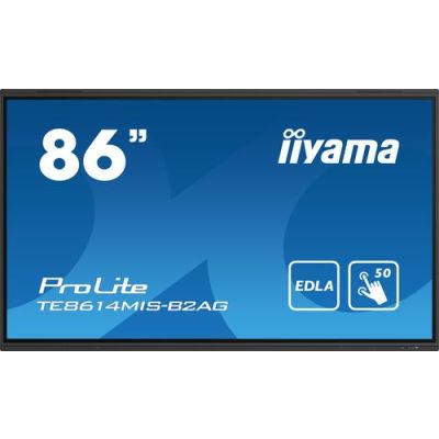 iiyama PROLITE TE8614MIS-B2AG, Digitale signage flatscreen, 2,18 m (86"), LCD, 3840 x 2160 Pixels, W
