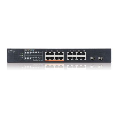 Zyxel XMG1915-18EP, Managed, L2, 2.5G Ethernet (100/1000/2500), Power over Ethernet (PoE), Rack-mont