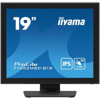 iiyama ProLite T1932MSC-B1S, 48,3 cm (19"), 1280 x 1024 Pixels, Full HD, LED, 14 ms, Zwart