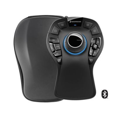 3Dconnexion SpaceMouse Pro Wireless – BLUETOOTH, 6DoF, Bluetooth, Zwart