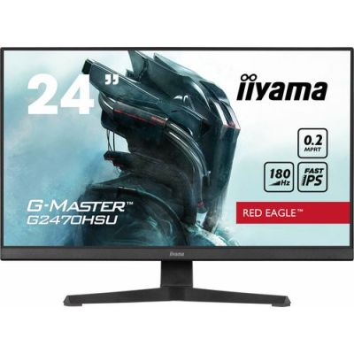 iiyama G-MASTER G2470HSU-B6, 60,5 cm (23.8"), 1920 x 1080 Pixels, Full HD, LCD, 0,2 ms, Zwart