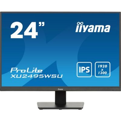 iiyama ProLite XU2495WSU-B7, 61 cm (24"), 1920 x 1200 Pixels, 4K Ultra HD, LED, 4 ms, Zwart