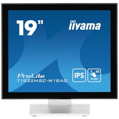 iiyama ProLite T1932MSC-W1SAG, 48,3 cm (19"), 1280 x 1024 Pixels, Full HD, LED, 14 ms, Wit