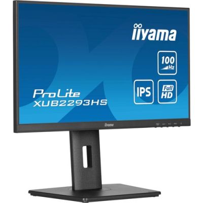 iiyama ProLite XUB2293HS-B6, 54,6 cm (21.5"), 1920 x 1080 Pixels, Full HD, LED, 1 ms, Zwart