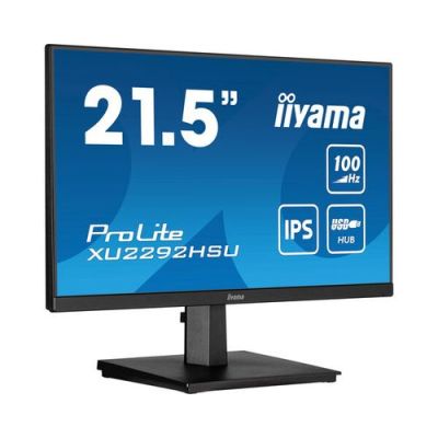 iiyama ProLite XU2292HSU-B6, 54,6 cm (21.5"), 1920 x 1080 Pixels, Full HD, LED, 4 ms, Zwart