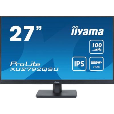 iiyama ProLite , 68,6 cm (27"), 2560 x 1440 Pixels, Dual WQHD, LED, Zwart