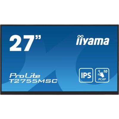 iiyama ProLite T2755MSC-B1, 68,6 cm (27"), 1920 x 1080 Pixels, Full HD, LED, 5 ms, Zwart