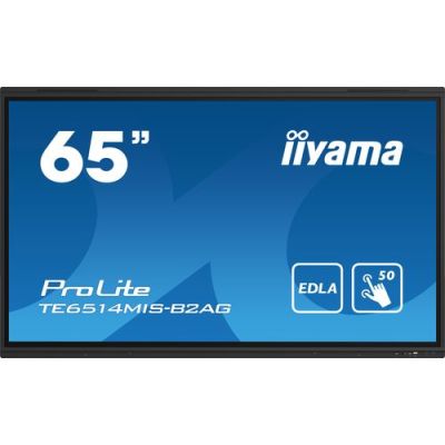 iiyama PROLITE TE6514MIS-B2AG, Digitale signage flatscreen, 165,1 cm (65"), LCD, 3840 x 2160 Pixels,