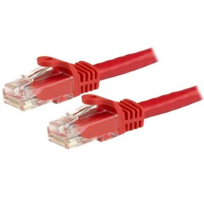 StarTech.com Cat6 patchkabel met snagless RJ45 connectors 5 m, rood, 5 m, Cat6, U/UTP (UTP), RJ-45,
