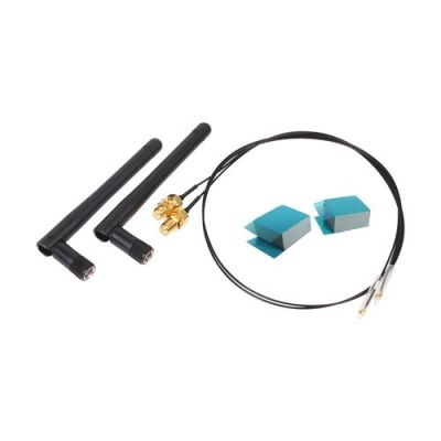 Shuttle CWL01, WLAN KIT (antennas & cables) voor industrieel Box-PCs, 2.4 / 5 GHz, RP-SMA, Binnen, Z
