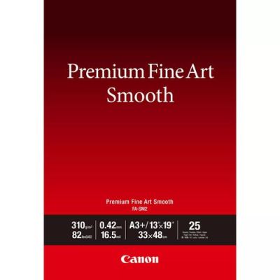 Canon FA-SM2, Glad, 310 g/m², Inkjet, A3+, 33x48 cm, Wit