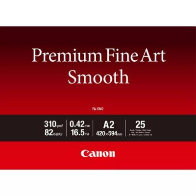 Canon FA-SM2, Glad, 310 g/m², Inkjet, A2, 42x59.4 cm, Wit