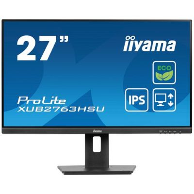 iiyama ProLite XUB2763HSU-B1, 68,6 cm (27"), 1920 x 1080 Pixels, Full HD, LED, 3 ms, Zwart