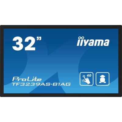 iiyama TF3239AS-B1AG, Digitale signage flatscreen, 80 cm (31.5"), LED, 1920 x 1080 Pixels, 24/7