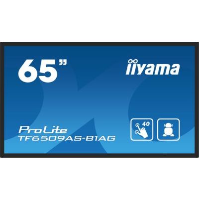 iiyama TF6539AS-B1AG, Digitale signage flatscreen, 163,8 cm (64.5"), LED, 3840 x 2160 Pixels, 24/7