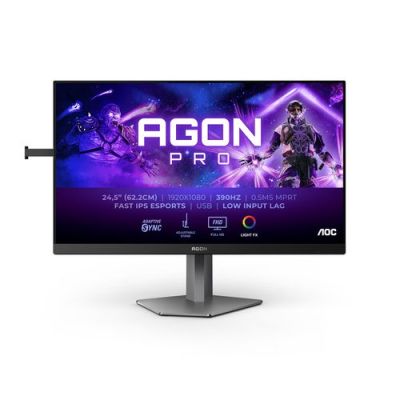 AOC AGON PRO AG256FS, 62,2 cm (24.5"), 1920 x 1080 Pixels, Full HD, LCD, 0,3 ms, Zwart
