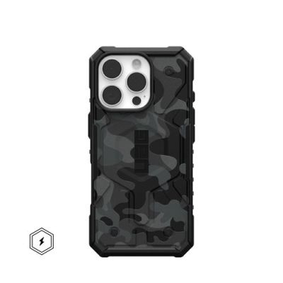 Urban Armor Gear Pathfinder SE, Hoes, Apple, iPhone 16 Pro, 16 cm (6.3"), Zwart, Grijs