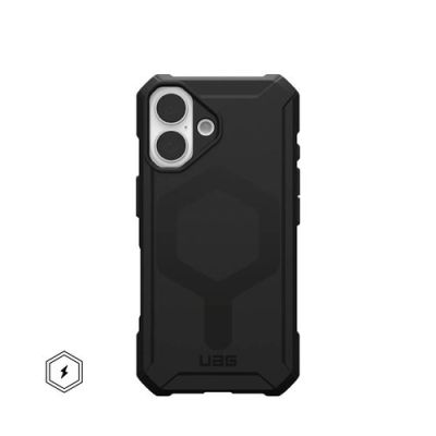 Urban Armor Gear Essential Armor, Hoes, Apple, iPhone 16, 15,5 cm (6.1"), Zwart