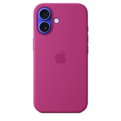 Apple Siliconenhoesje met MagSafe voor iPhone 16 - Fuchsia, Hoes, Apple, iPhone 16, 15,5 cm (6.1"),