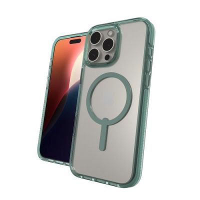 ZAGG Santa Cruz Snap, Hoes, Apple, iPhone 16 Max Pro, 17,5 cm (6.9"), Groen, Transparant