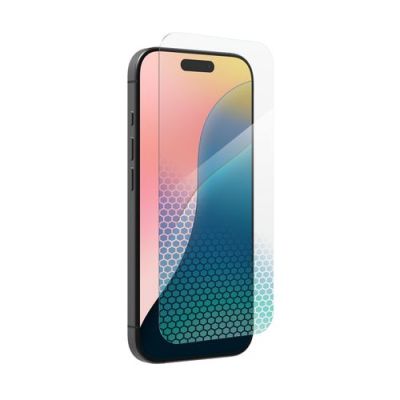 InvisibleShield Glass XTR4, Apple, iPhone 16 Pro, Antibacterieel, Bescherming tegen blauw licht, Sto