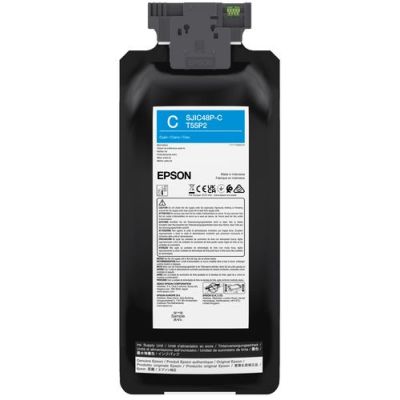 Epson SJIC48P-C, Cyaan, 480 ml, 1 stuk(s), Enkele verpakking