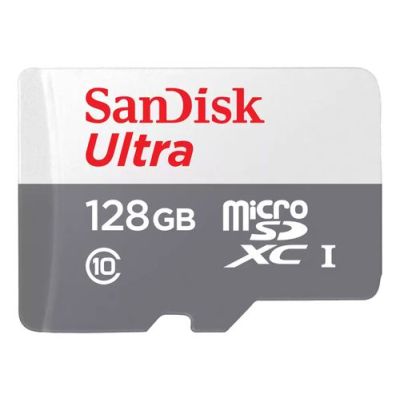 SanDisk SDSQUNR-128G-GN3MN, 128 GB, MicroSDXC, Klasse 10, 100 MB/s, Class 1 (U1)