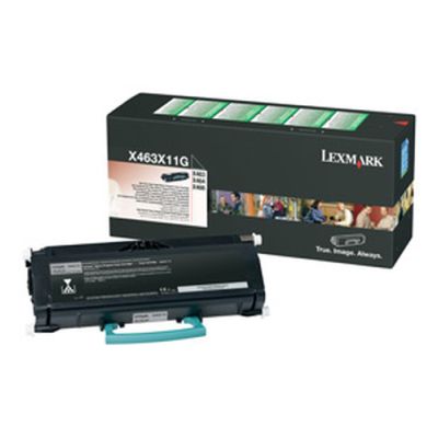 Lexmark X46x 15K retourprogramma tonercartridge, 15000 pagina's, Zwart, 1 stuk(s)